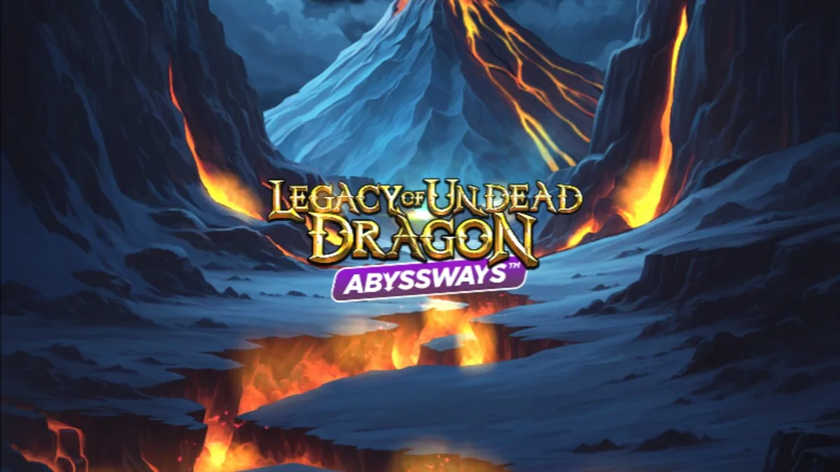 Legacy of Undead Dragon Abyssways slot game interface na may dragon at knight